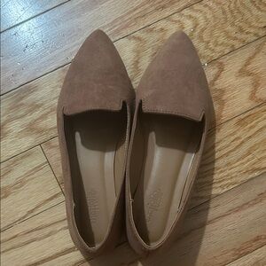 Brown Suede Women's Loafers